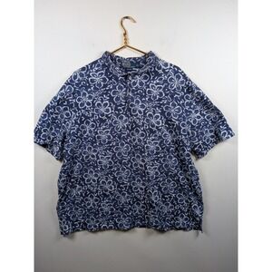 Vintage Polo Ralph Lauren Floral Polo Knit Shirt 100%Cotton XXL